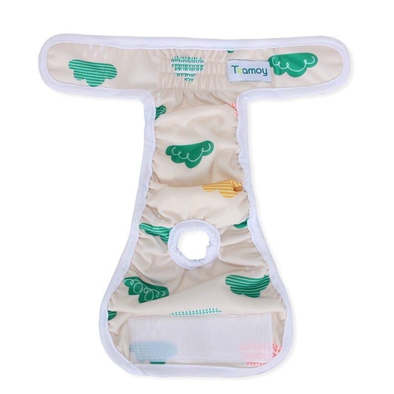 Teamoy Female Dog Diapers for Heat 4-Pack, Reusable Dog Period Diaper Wraps for Incontinence, Training & Housebreaking,XS - Image 2